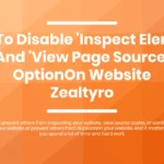 How To Disable 'Inspect Element' And 'View Page Source' Option On Website