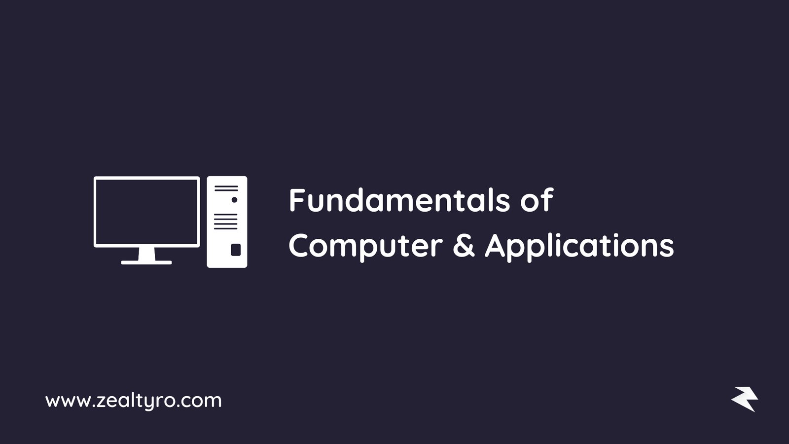 Fundamentals of Computer and Applications
